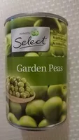 Mängden socker i Garden peas