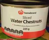 Mängden socker i Homebrand Water Chestnuts