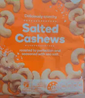 Mängden socker i Salted Cashews