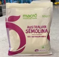 Mängden socker i Australian Semolina