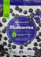 Mängden socker i Frozen Blueberries