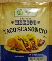 Mängden socker i A Taste of Mexico Taco seasoning