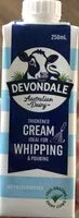 Mängden socker i Thickened cream