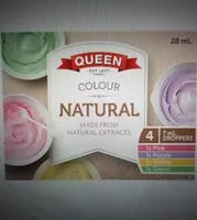 Mängden socker i Natural food colouring