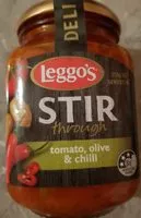 Mängden socker i Leggo's Stir Through Tomato, Olive & Chilli