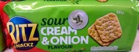 Mängden socker i Ritz Sour Cream and Onion