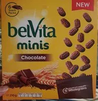 Mängden socker i Belvita Minis Chocolate
