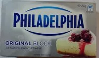 Mängden socker i Original Philadelphia Cream Cheese