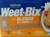 Mängden socker i Weet-Bix Blends Hi-Bran