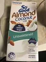 Mängden socker i Sanitarium So Good Almond & Coconut Milk Unsweetened Tetra Pk