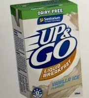 Mängden socker i Sanitarium up&go dairy free vanilla