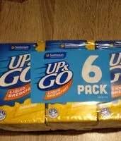 Mängden socker i Up & Go Liquid Breakfast