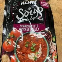 Mängden socker i Soup of the day, spanish style chicken paella