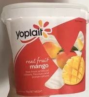 Mängden socker i Yoplait Real Fruit Mango Yogurt