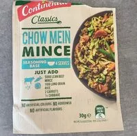Mängden socker i Classics Chow Mein Mince Seasoning Base