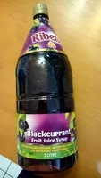 Mängden socker i blackcurrant juice syrup