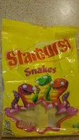 Mängden socker i Starburst snakes