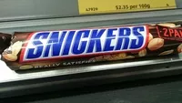 Mängden socker i Snickers