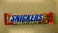 Mängden socker i Snickers with Hazelnuts