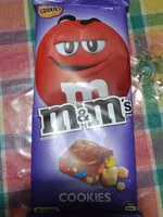 Mängden socker i M&Ms Chocolate Bar Cookies