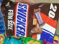 Mängden socker i Snickers Fun Size
