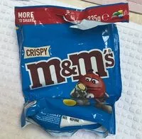 Mängden socker i Crispy M&M’s