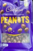 Mängden socker i Milk chocolate coated peanuts