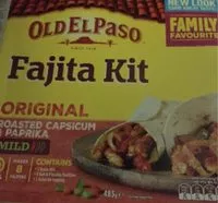 Mängden socker i Old El Paso Mexican Fajita Kit