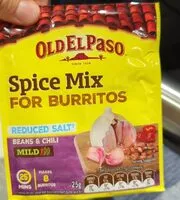 Mängden socker i Spice mix for burrito