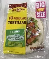 Mängden socker i Tortillas