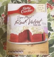 Mängden socker i Red Velvet Cake Mix