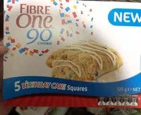 Mängden socker i Birthday Cake Squares 90 Calorie