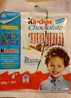 Mängden socker i Kinder Chocolate
