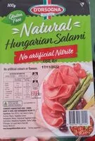 Mängden socker i Natural salami