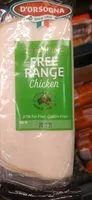 Mängden socker i Free Range Chicken Sliced
