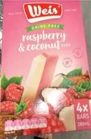 Mängden socker i Raspberry and Coconut bars