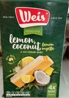 Mängden socker i Lemon coconut ice cream bars