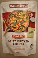 Mängden socker i Satay chicken stir fry