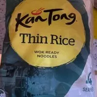 Mängden socker i Thin rice wok ready noodles