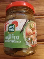 Mängden socker i Pâte de curry vert Suzi Wan 160g