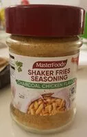Mängden socker i MasterFoods Shaker Fries Seasoning Charcoal Chicken Flavour