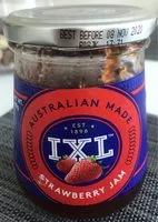 Mängden socker i IXL Strawberry jam