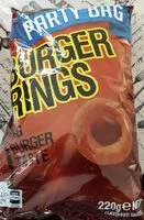 Socker och näringsämnen i Burger rings