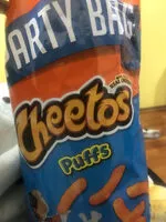 Mängden socker i Cheetos Puffs party bag