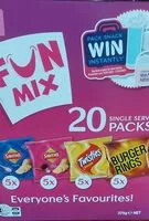 Mängden socker i Fun mix every ones faveourites