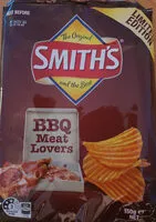 Mängden socker i Smith's BBQ Meatlovers Pizza Flavoured Crinkle Cut Potato Chips
