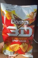 Mängden socker i 3d crunch spicy salsa