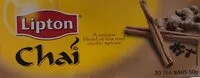 Mängden socker i Lipton chai