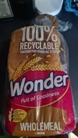 Mängden socker i Wonder wholemeal plus iron bread