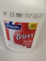 Mängden socker i Pauls Trim Milk